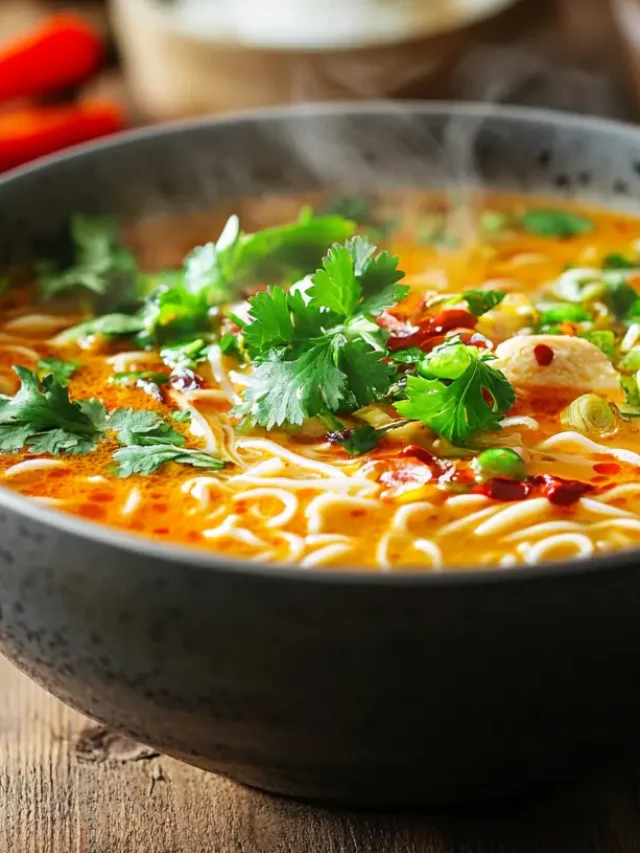 Spicy Chicken Noodle Soup
