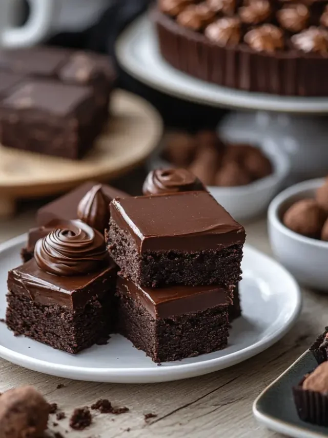 Assortment Of Easy Chocolate Desserts