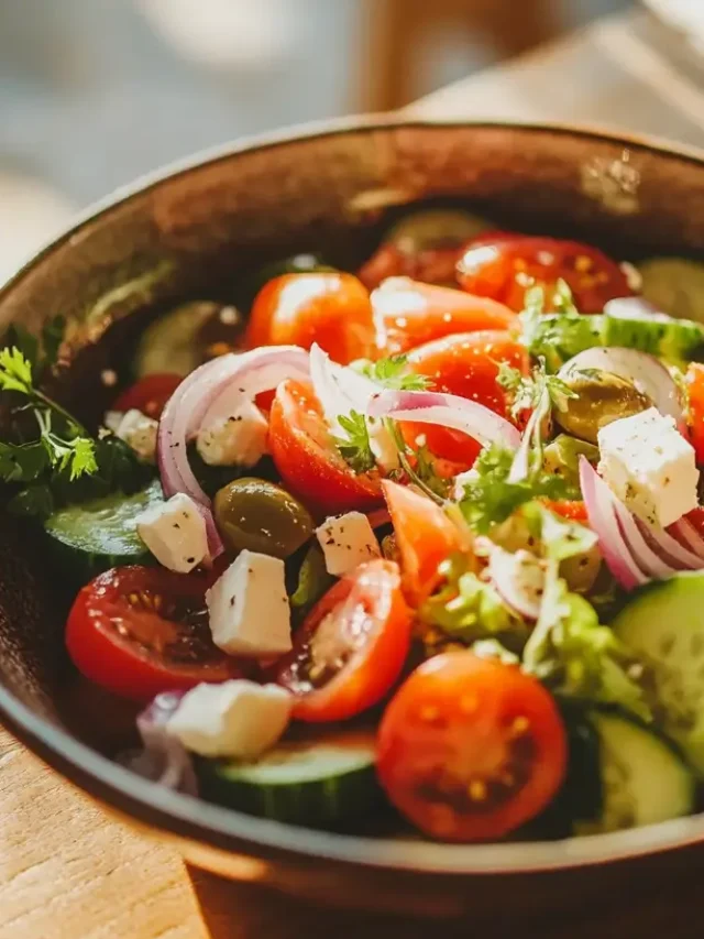 Horiatiki Salad – Traditional Greek Salad