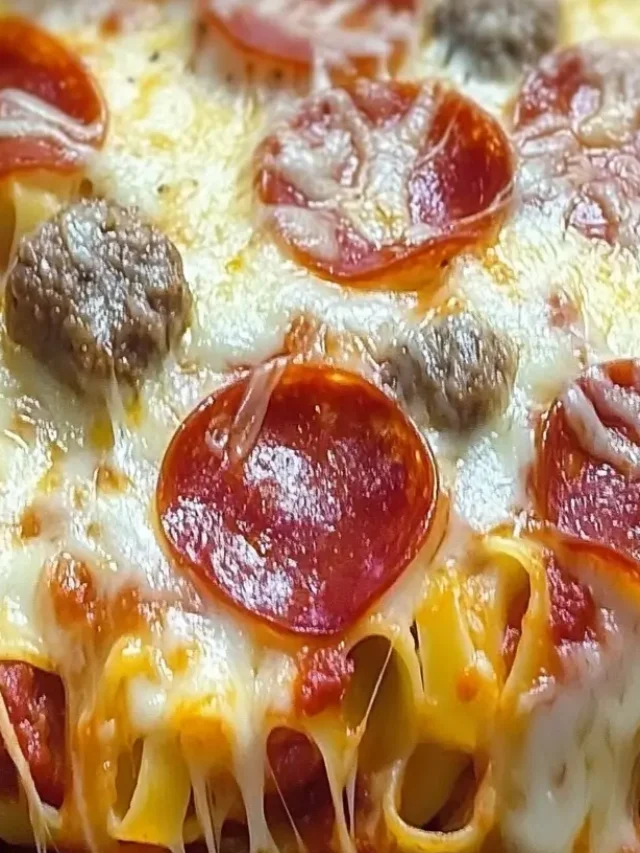 Pizza Pasta Casserole Fresh From The Oven